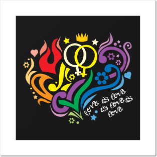 Love Is Love is Love Posters and Art